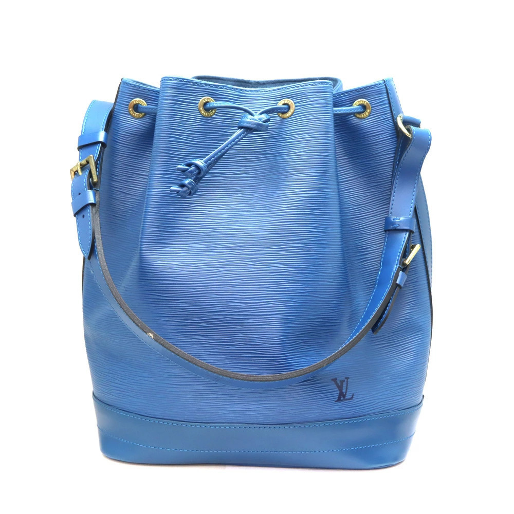 Louis Vuitton Noe Epi Leather Shoulder Bag Blue